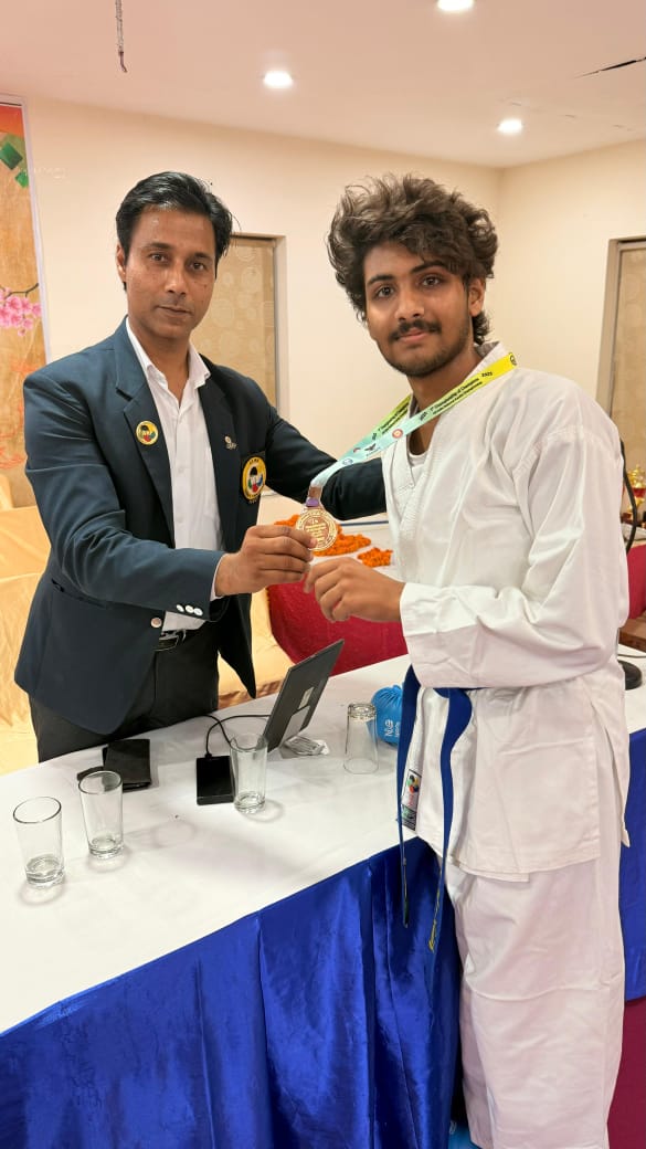संस्कृति विवि के छात्र ने नेशनल चैंपियनशिप में भी जीता गोल्ड