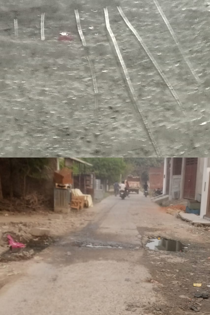 जनमानस के शिकायत के बाद भी नहीं बनी जर्जर हुई अलीगंज वाया स्टेशन रोड