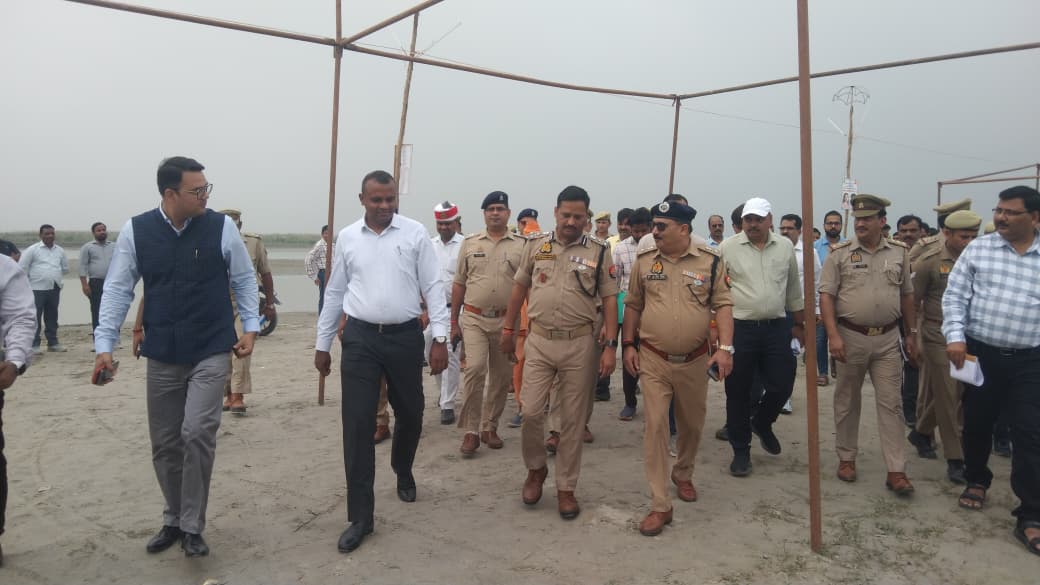 कमिश्नर ने अधिकारियों के साथ किया मेला ककोड़ा स्थल का निरीक्षण