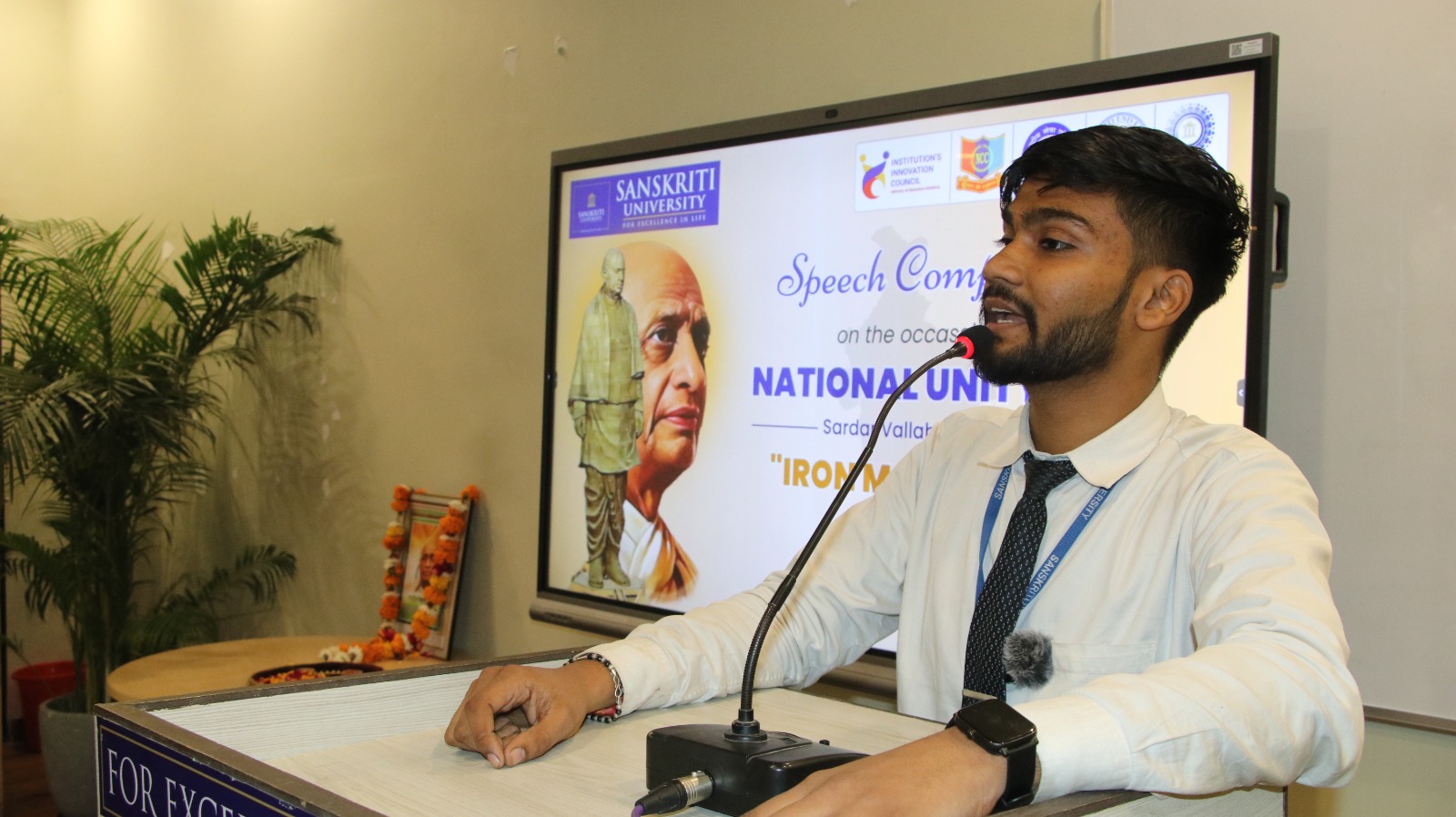 संस्कृति विश्वविद्यालय के विद्यार्थियों ने मनाया एकता दिवस