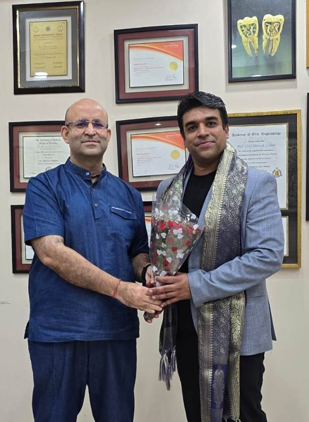 भावी चिकित्सकों को दी बदलते वैश्विक दंत चिकित्सा क्षेत्र की जानकारी