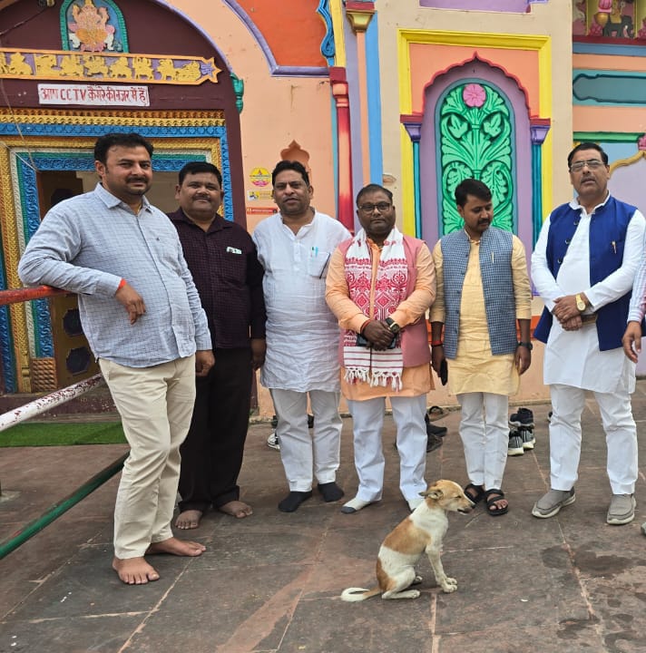 देवकली में नन्दी स्थापना पर नेताओं में लगी श्रद्धा की होड़, जिलाध्यक्ष व ब्लॉक प्रमुख ने दी हाजिरी