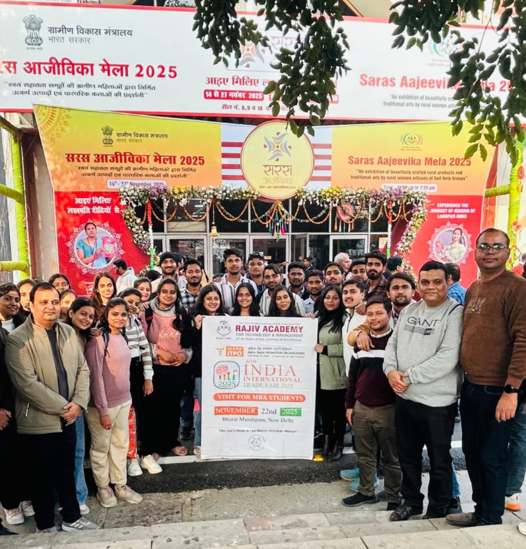 राजीव एकेडमी के एमबीए विद्यार्थियों ने सीखीं व्यापारिक अवधारणाएं