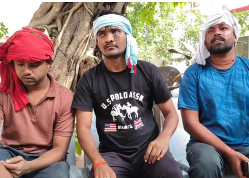 शराब की दुकान पर गए युवकों को दबंगो ने बेरहमी से पीटा पीड़ित ने कोतवाली में दिया शिकायती पत्र