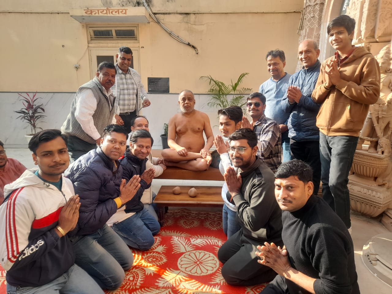 आचार्य श्री 108 नयन सागर जी मुनिराज का हुआ मंगल प्रवेश