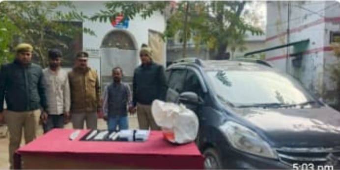 पुलिस की बड़ी कार्रवाई, गौकशी की फिराक में लगे दो अंतर्जनपदीय तस्कर गिरफ्तार