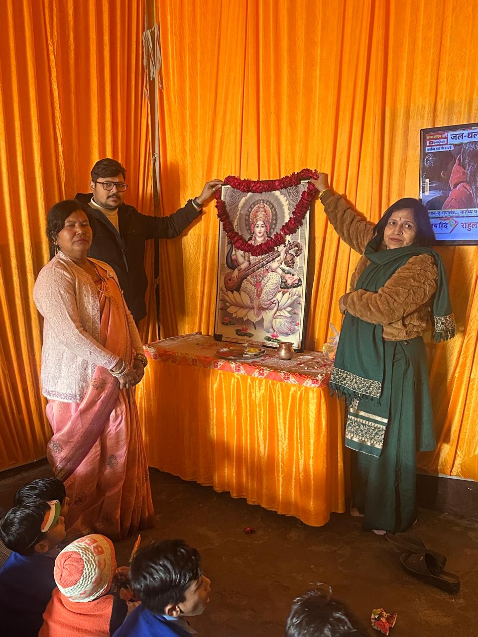 गुरुकुल विद्या पीठ” में घूम-धाम से मना 77वा गणतंत्र दिवस